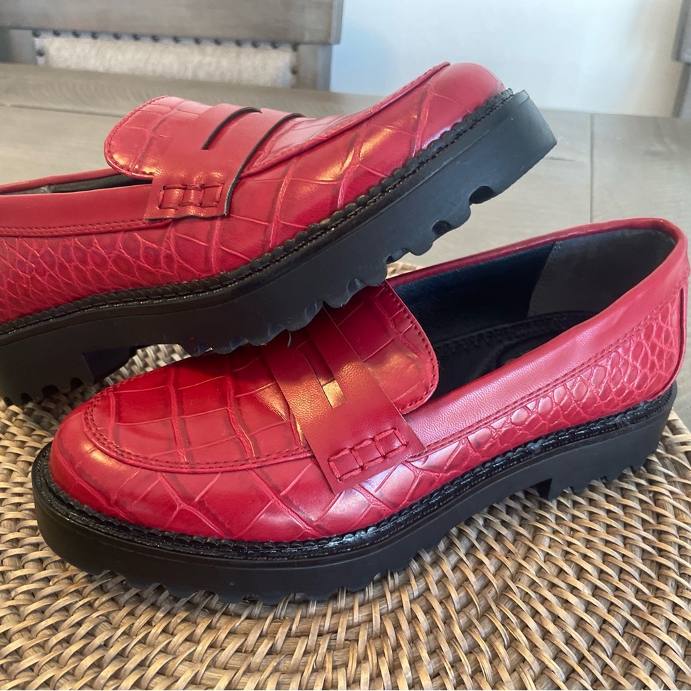 New! Red loafers by Sam Edelman